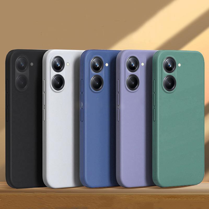Soft Case Realme 10 4G Realme 10 Pro Realme 10 Pro Plus Liquid Silikon Slim Skin Candy Macaron Bludru