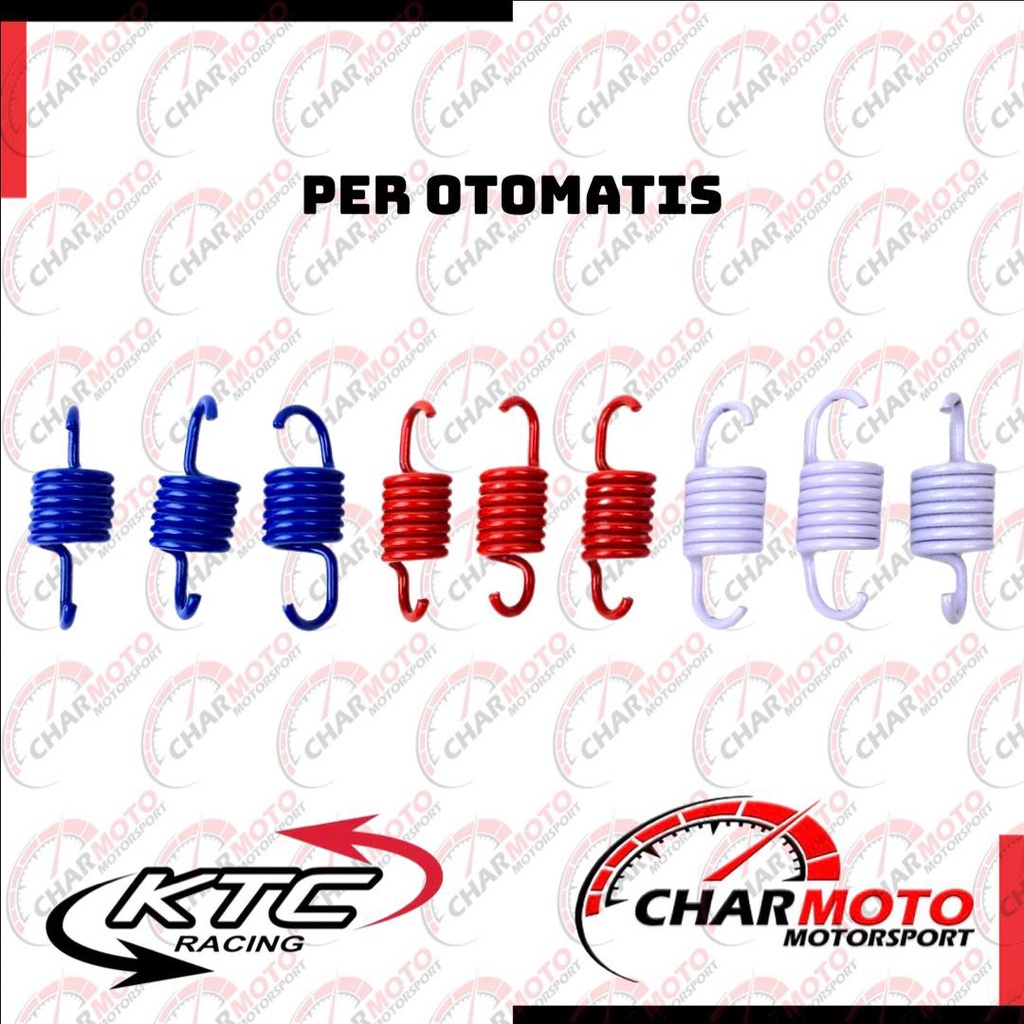 Per Kampas Ganda KTC Original  Per Sentri Otomatis Beat Nmax Vario 150 1000 1500 2000rpm - Charmoto