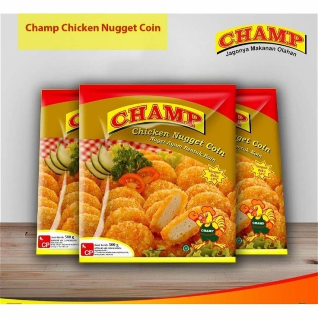 

CHAMP CHICKEN NUGGET KOIN 500 GR
