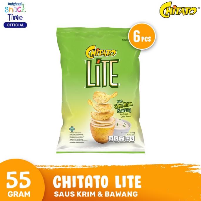 

Chitato Lite Saus Krim & Bawang 55 Gr - 6 Pcs