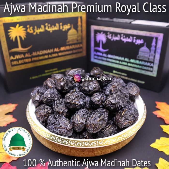 

KURMA AJWA ROYAL BLACK PREMIUM ASLI MADINAH 1 KG