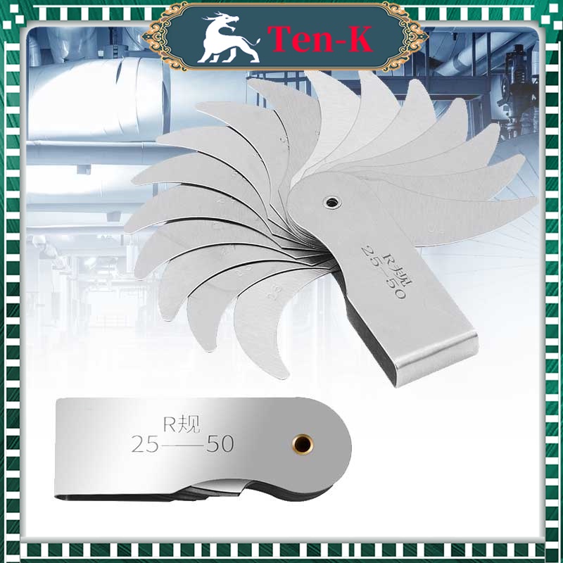 Radius Gauge R25-50 Mal Radius  for Machinist Die Makers