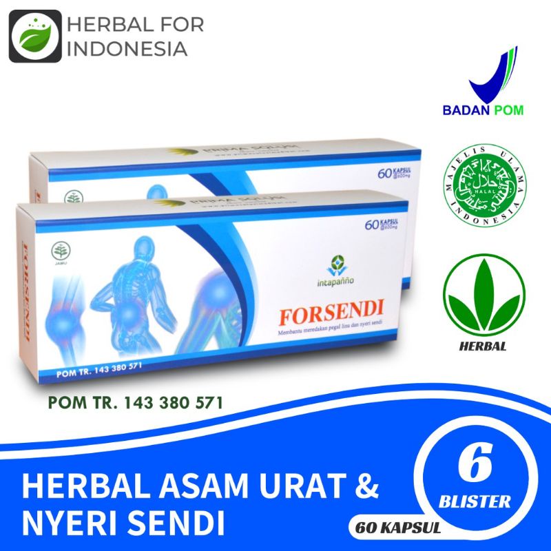 Forsendi 60 KAPSUL Untuk kesehatan tulang dan sendi anda