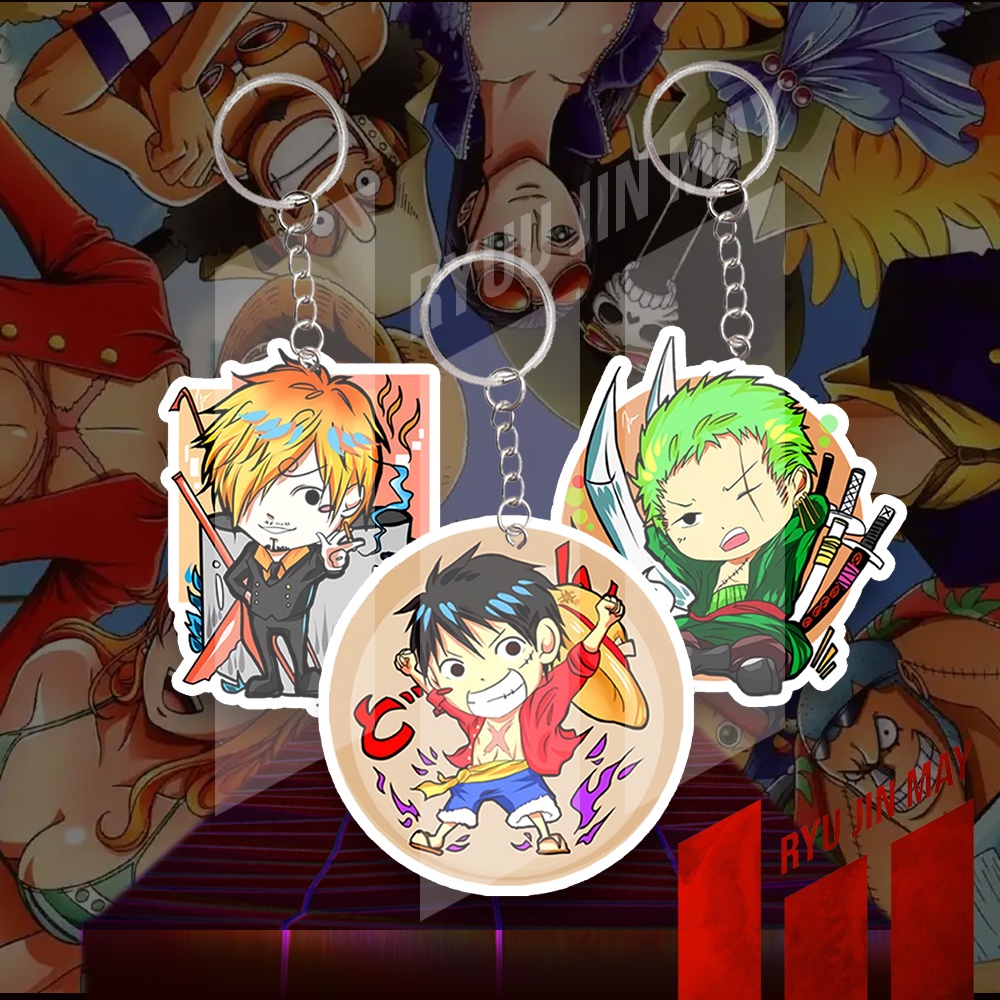 Gantungan Kunci / Keychain / Gantungan HP - One Piece