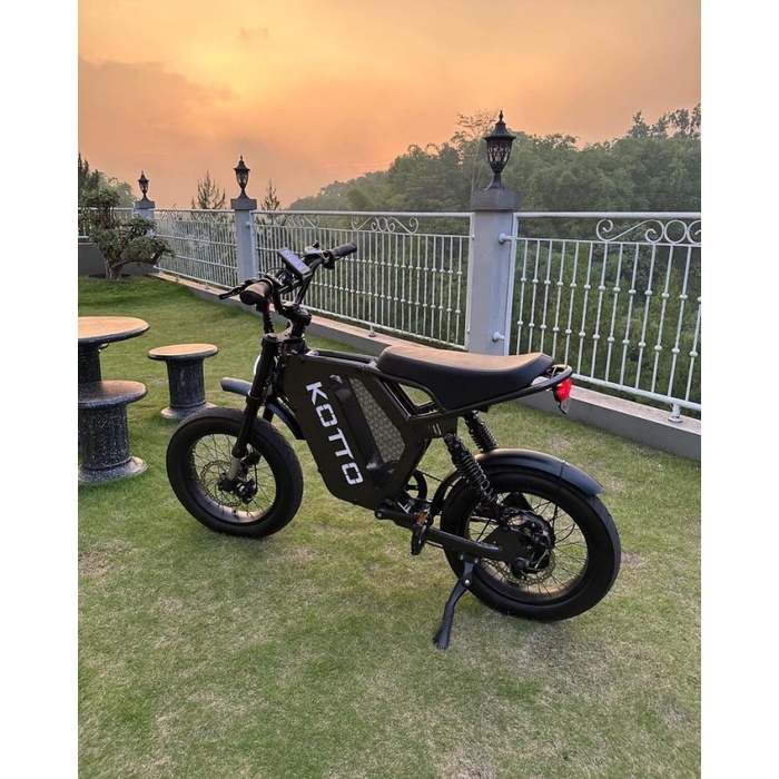 Sepeda Lipat Elektrik Kotto Mini Ebike Sepeda Listrik