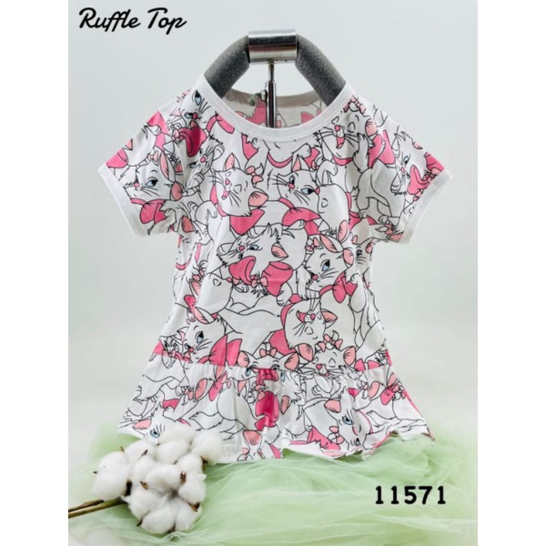 LOOPIE KIDS - RUFFLE TOP BAJU ANAK PEREMPUAN - KAOS ANAK - BAJU ANAK