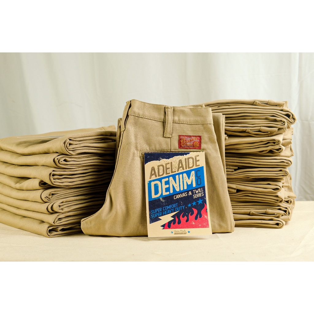 Adelaide Denim Twill 7s Work Pants Khaki