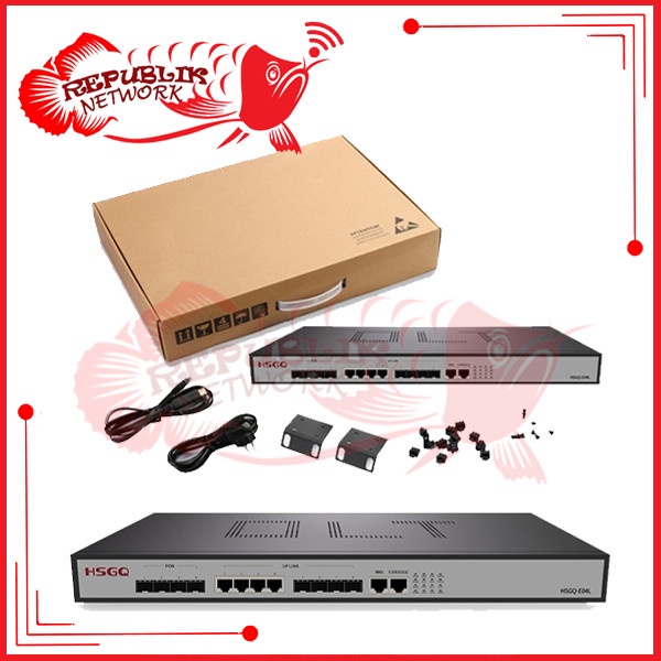 HSGQ E04L EPON OLT 4PON 1GFTTH EPON OLT 4 PON