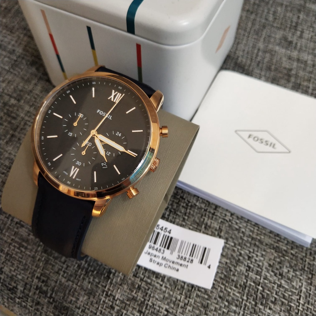 Fossil FS5454 Original Jam Tangan Pria Neutra Chronograph FS-5454