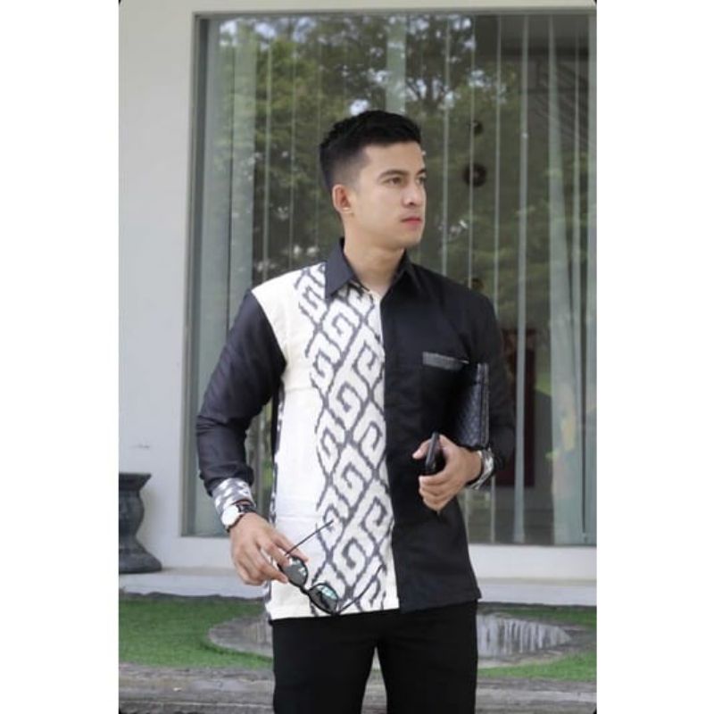 RAISA COUPLE TENUN WHITE TORAJA - BAJU TENUN COUPLE