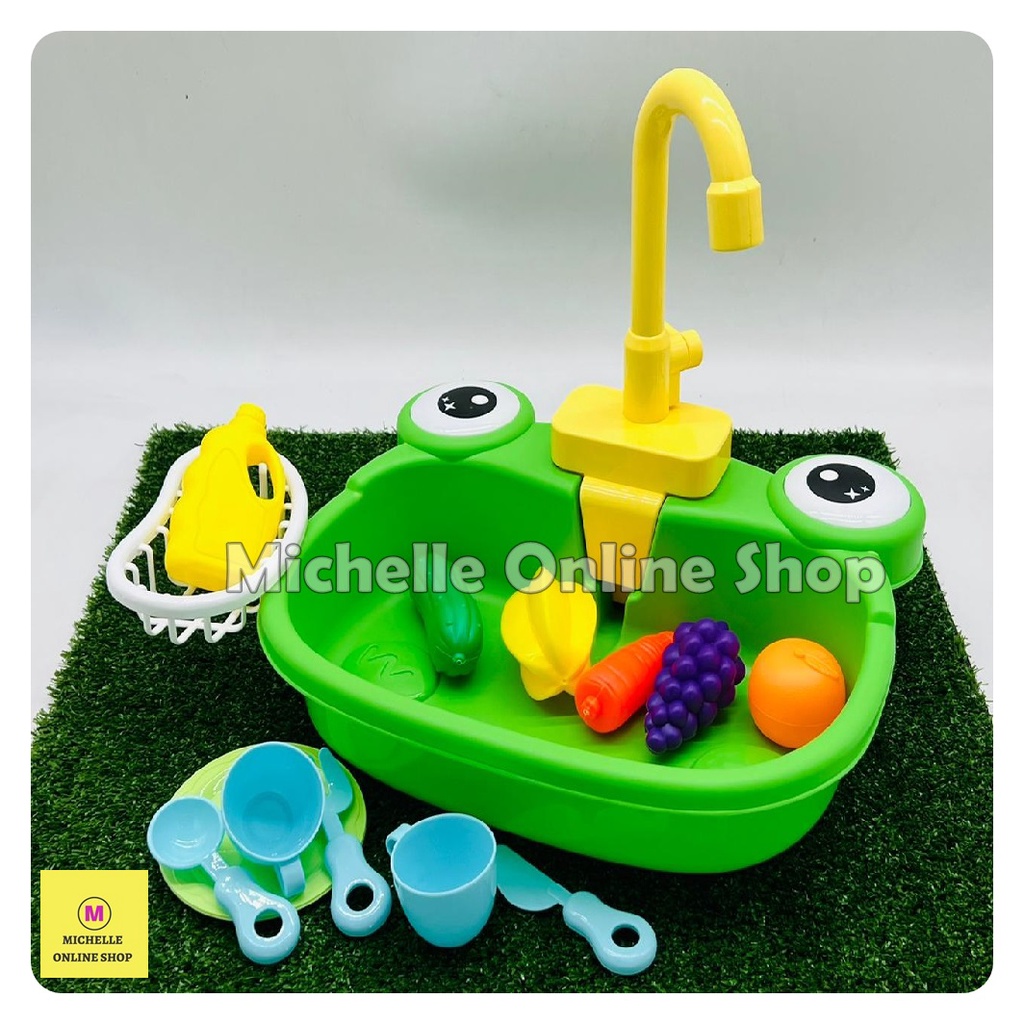 MAINAN WASH UP KITCHEN / MAINAN ANAK PEREMPUAN / MAINAN TEMPAT CUCI PIRING