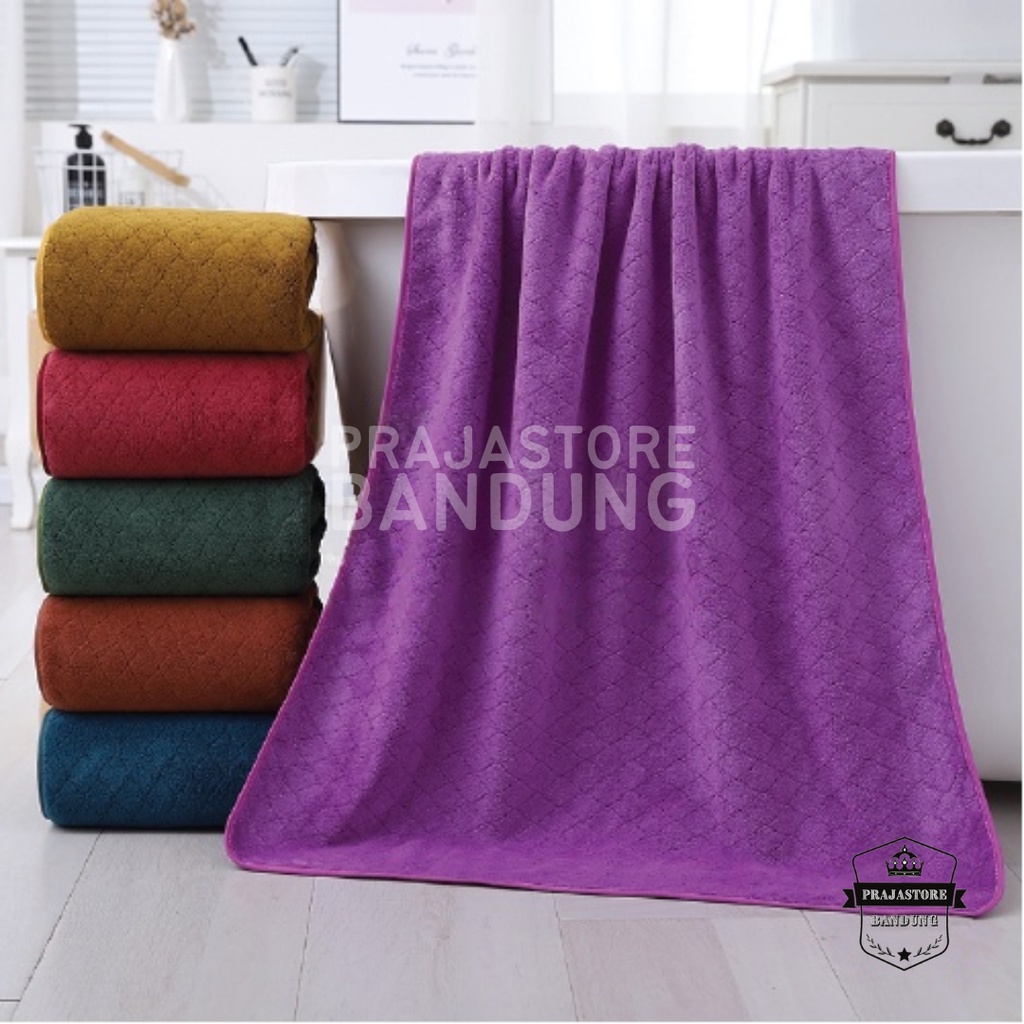 Handuk Mandi Microfiber Dewasa Jumbo Size 70x140 Latief Polos Tebal Lembut Menyerap Air Super Premium Murah Anduk Import Lebar Halus Pria Wanita Yg Nyerap Dan Serap Haduk Ukran Besar Hanuk Impor Cowok Cewek Towel Grosir Cuci Gudang Termurah Terlaris