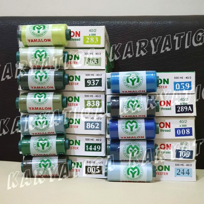 [Part 2] Benang Jahit Polyester YAMALON 40/2 - 500 Yard