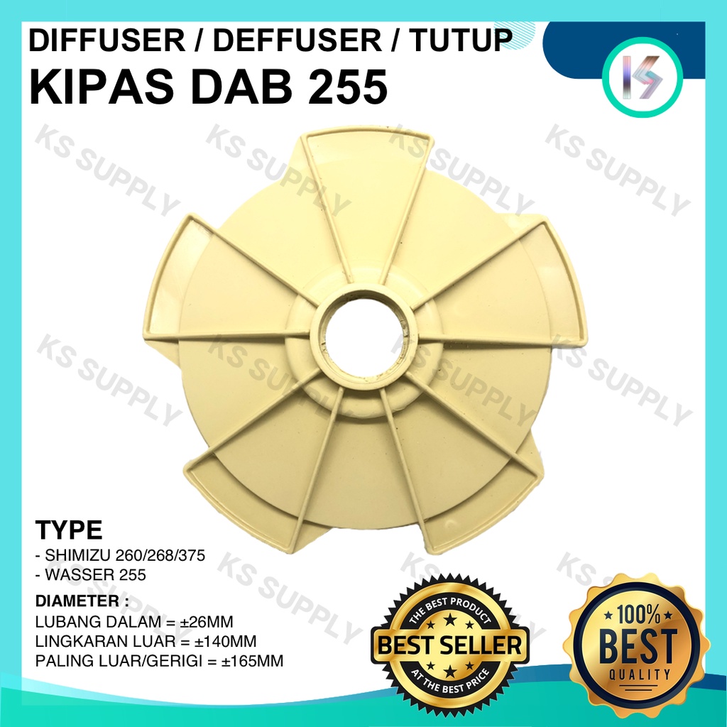 DEFUSER | DEFFUSER | DIFFUSER DAB 255 | SPARE PART POMPA AIR