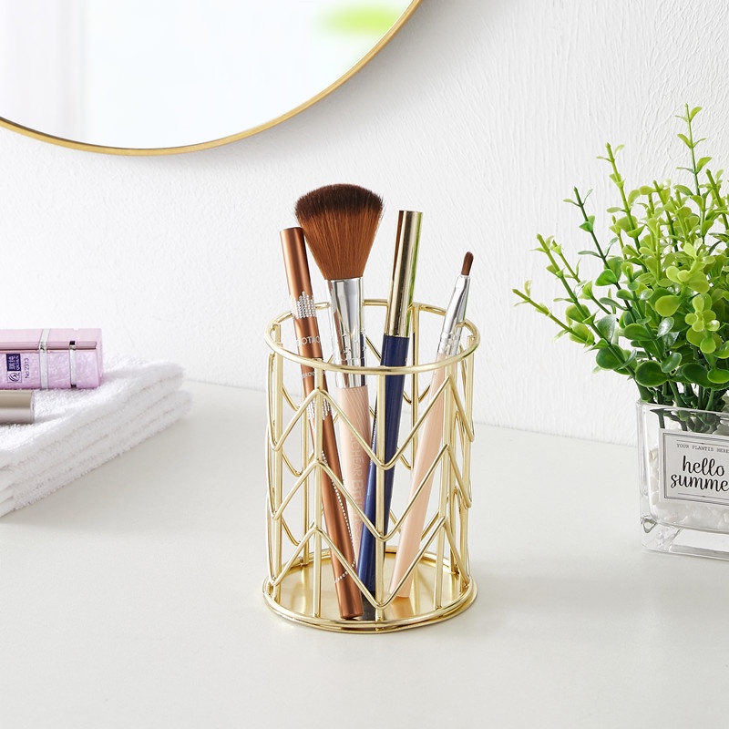 Tempat Kuas Make Up Nordic Make Up Brush Holder Rak Kuas Make Up Tempat Pensil Meja Stationary Kantor