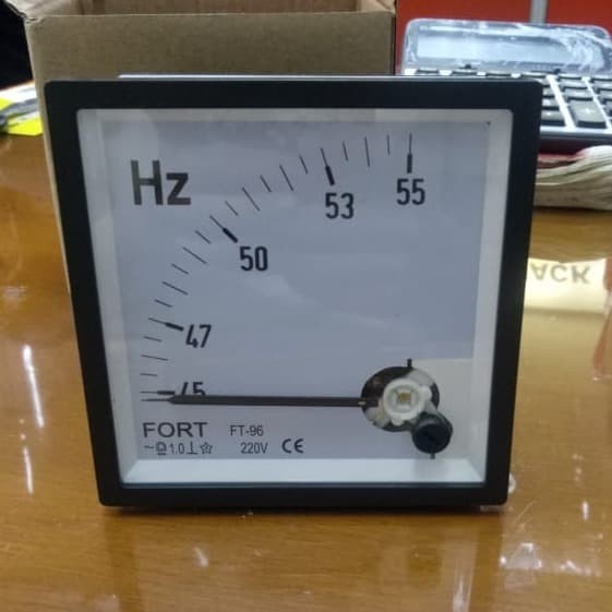 Promo Frekuensi / Hz meter / Hertz Meter 45-55 HZ Tipe Jarum Murah
