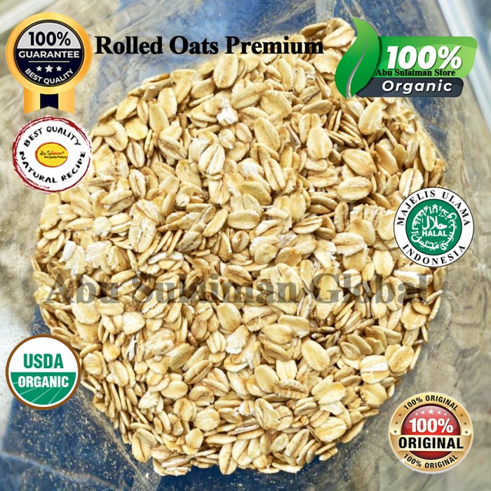 Rolled Oats Premium Super Food Australia Halal/ Oat Utuh Premium 25 KG