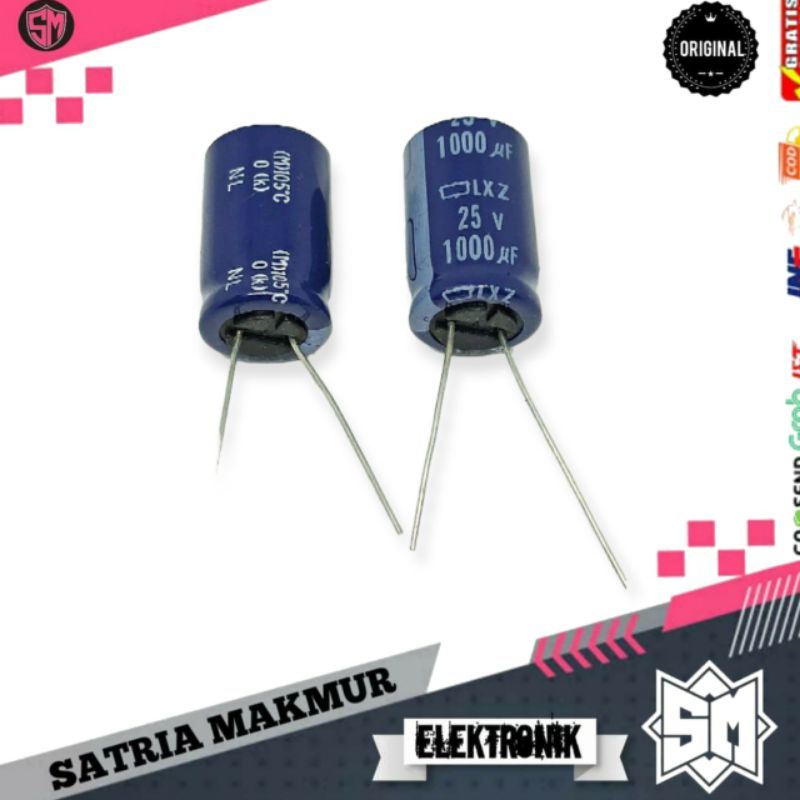 10 pcs Elco 1000uf - 25V Elco 1000uf - 25V