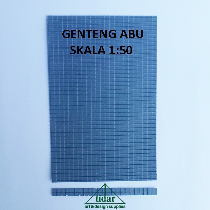 

langsung order saja] Kertas Tekstur Timbul / Motif Genteng / Atap Berskala 1 : 50