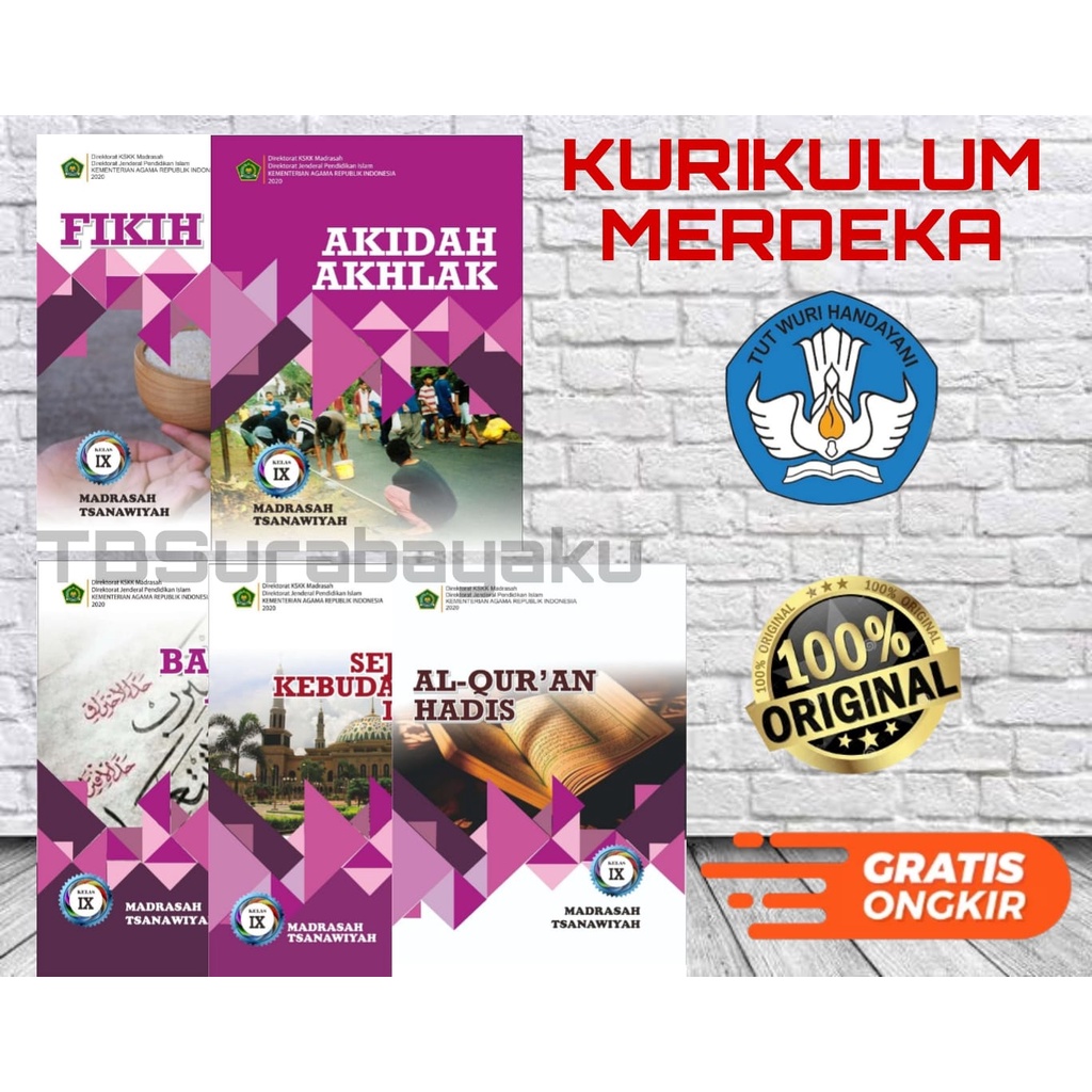 Buku Paket Siswa LENGKAP Kelas 9 MTS kementrian agama (KEMENAG)