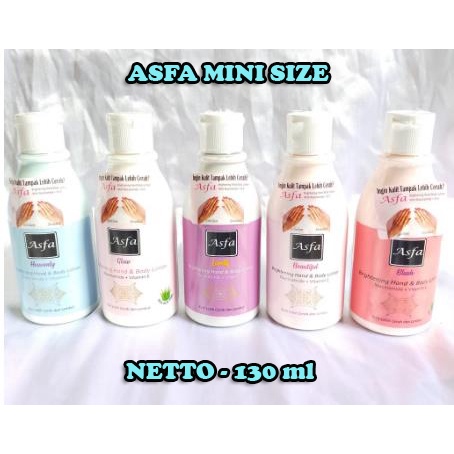 ^ KYRA ^ ASFA Beauty Hand Body Lotion Brightening HBL with Niacinamide dan Vitamin E - Netto 300 ml