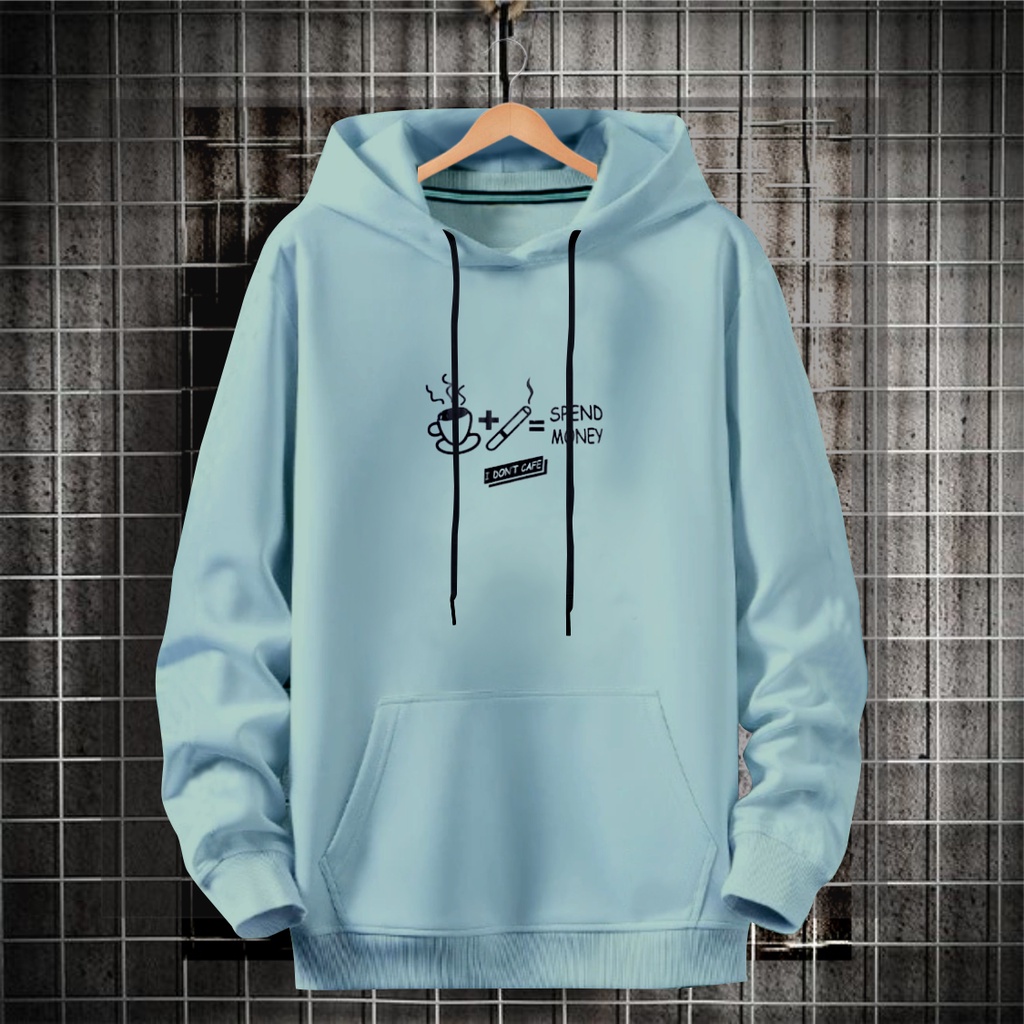 Sweater hoodie pria SPEND MONEY terbaru / hoodie pria kekinian kwalitas distro