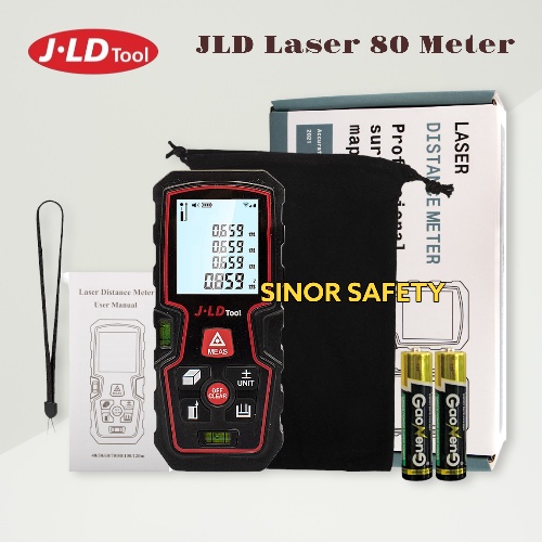 JLD Laser Distance Meteran Alat Ukur Jarak Digital 50 Mtr dan 80 Mtr