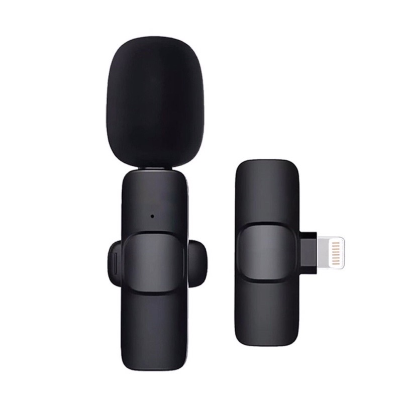 Microphone Wireless Mini Clip on KT10 Pro Mic Youtuber Vlogger For Lightning &amp; Type C