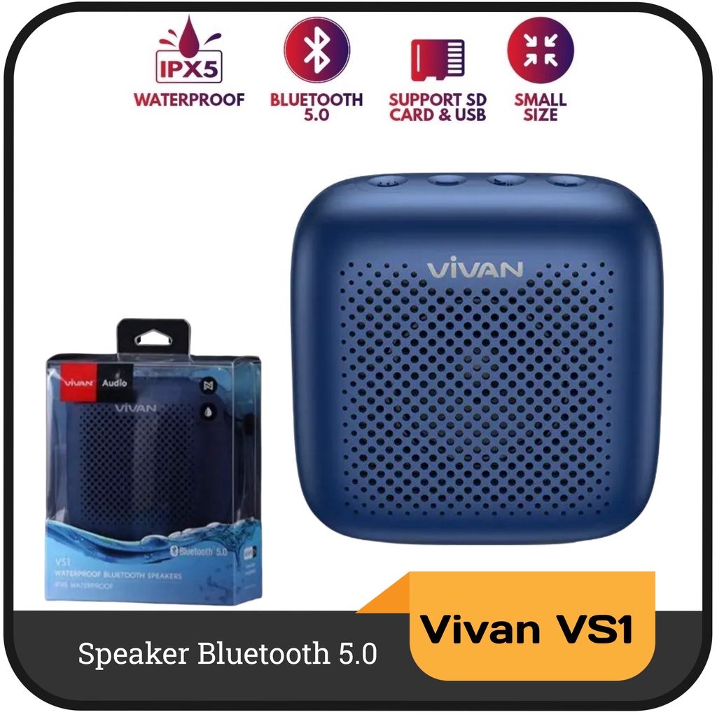 Speaker Bluetooth 5.0 Vivan VS1 waterproof