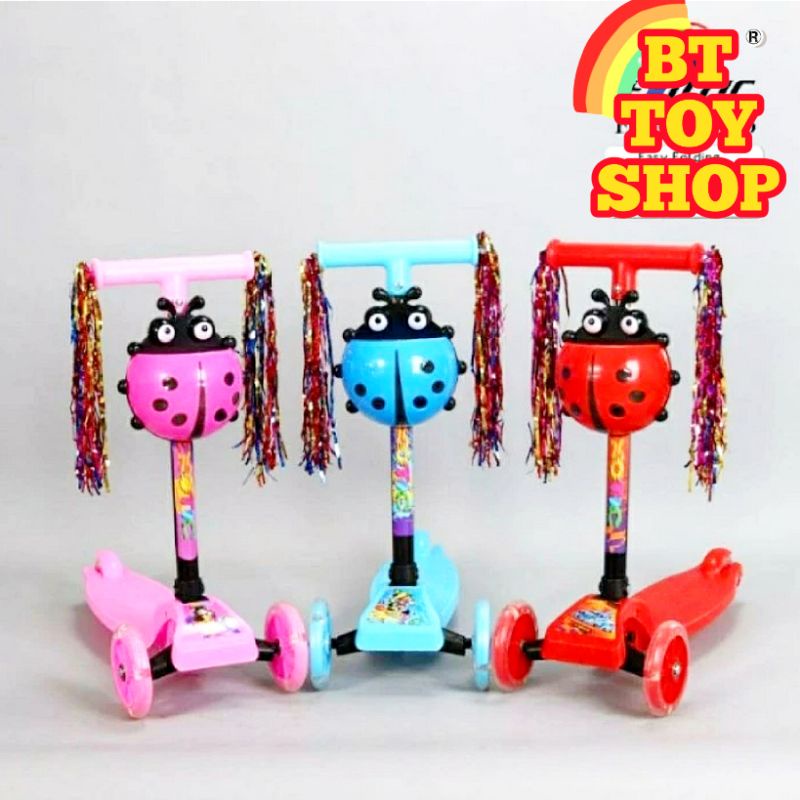 Mainan Mini Skuter Otoped Roda 3 untuk Anak 3-6 Tahun