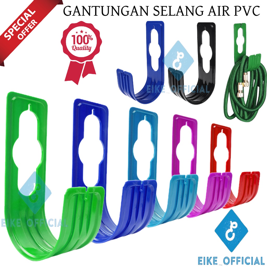 [EIKE] GANTUNGAN SELANG AIR TAMAN PVC / HOSE HANGER / HANGER SELANG AIR / GANTUNGAN SELANG / GULUNGAN SELANG AIR