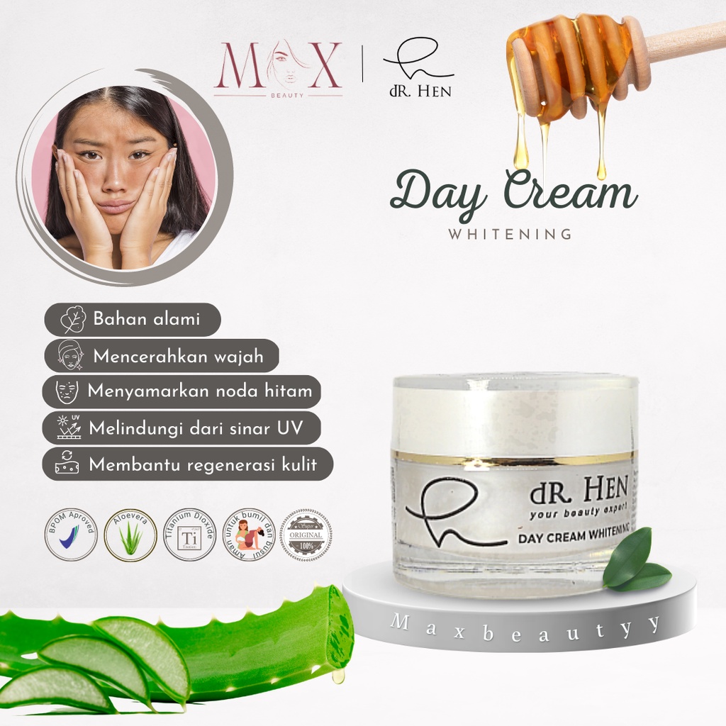 Dr Hen Clinic Skincare Whitening Day Cream