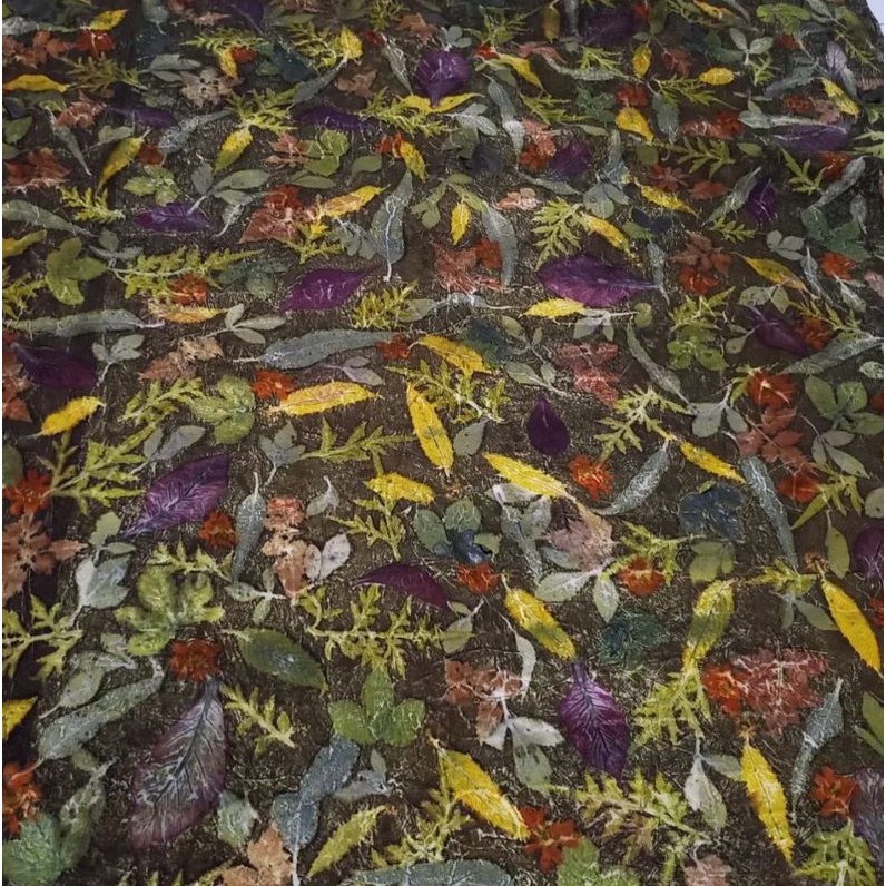 Kain Batik Ecoprint Kain Katun