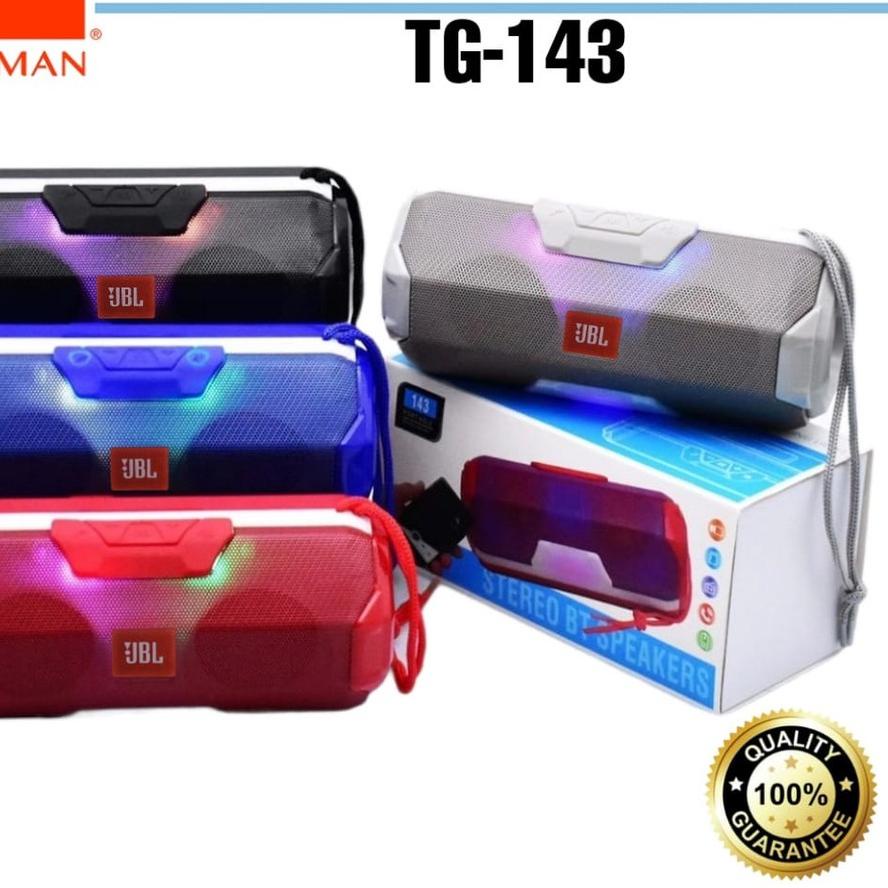 New | KJ5|Speaker Bluetooth JBL TG143 TG 143 Led Flashing Light Speaker Aktif Speaker Wireless LED