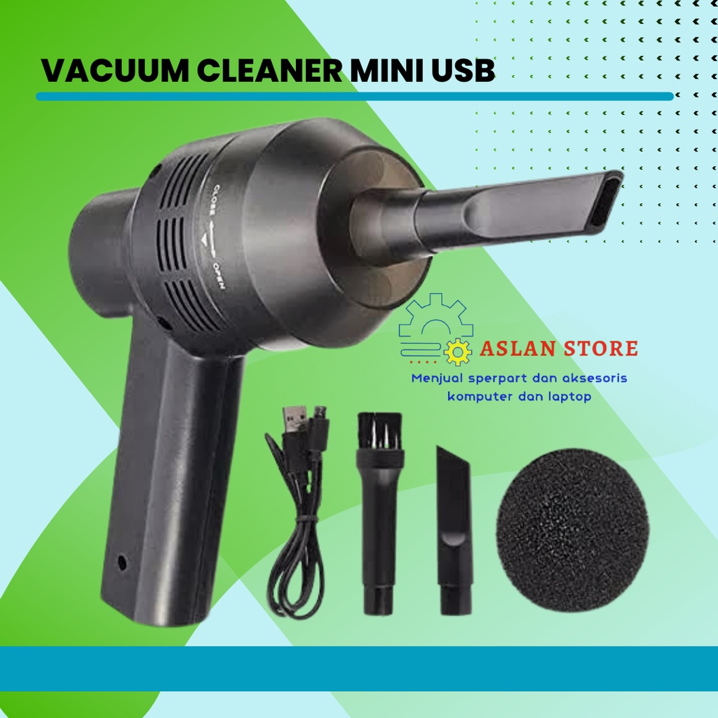 Mini Portable Vakum Vacuum Cleaner Usb Charge With Brush For Cleaning Keyboard Dust,bread Crumbs vakuum penghisap  debu mobil, meja, rumah