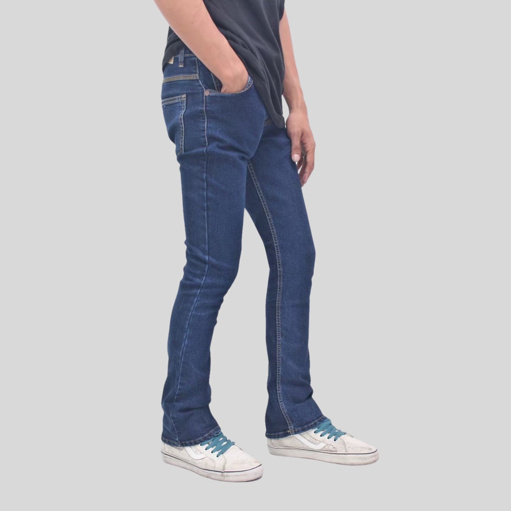 Celana Jeans Pria Slim Fit Cutbray Cowok Panjang Bootcut Skinny Model Cut Bray Soft Jeans Premium