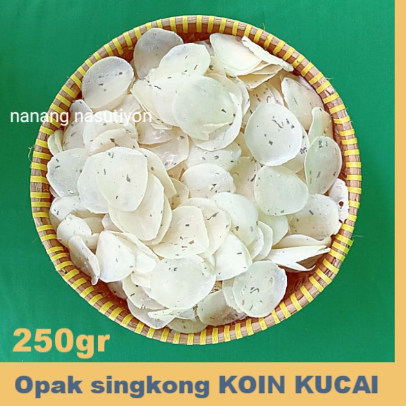 

KRIPIK KRUPUK KERIPIK KERUPUK OPAK SINGKONG GETUK KOIN KUCAI MENTAH WONOSOBO TIPIS RENYAH NAGIH SIAP GORENG 250GRAM