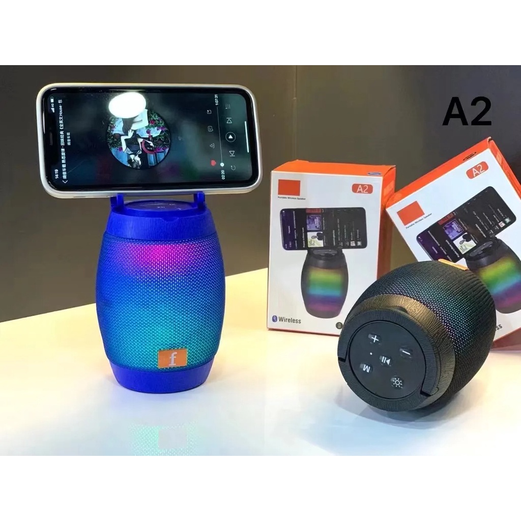 Speaker Bluetooth A2 RGB Speaker Lampu Portable WIRELESS SPEAKER PORTABLE SPEAKER MUSIC BOX BLUETOOTH