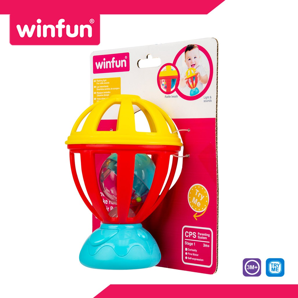 WINFUN GLOW 'N SHAKE RATTLE - HOT AIR BALLOON - 0244 / W000244
