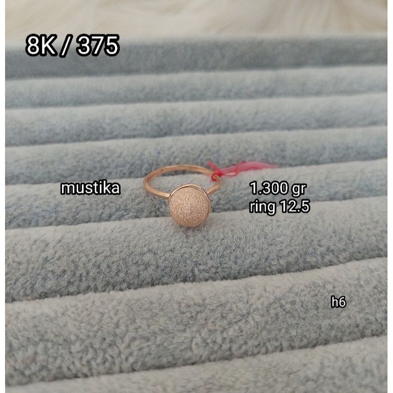 Cincin model bola pasir (r.12.5) 8K / 375
