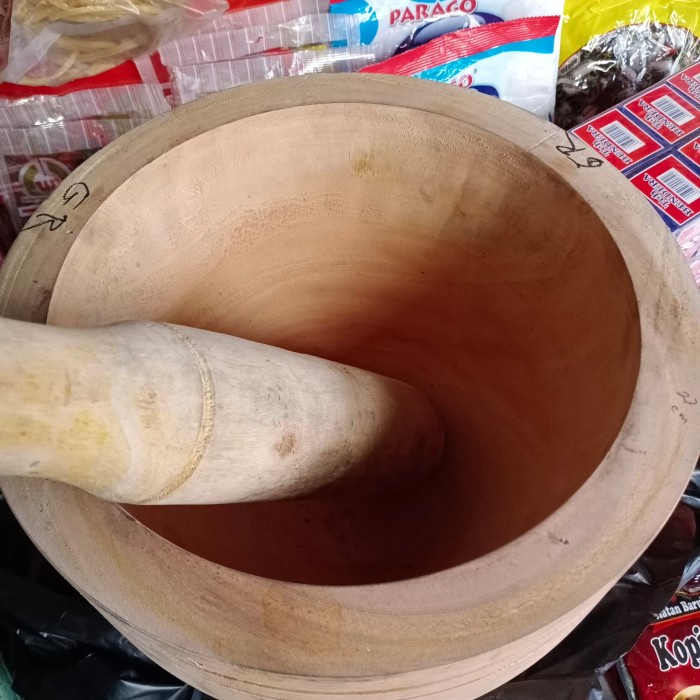Gili Lesung Kayu/Ulekan Kayu