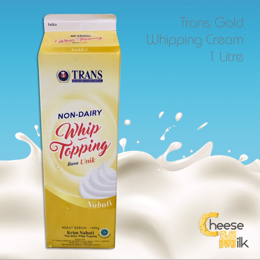 

HARGA MURAH Trans Gold Whipping Cream 1 Liter