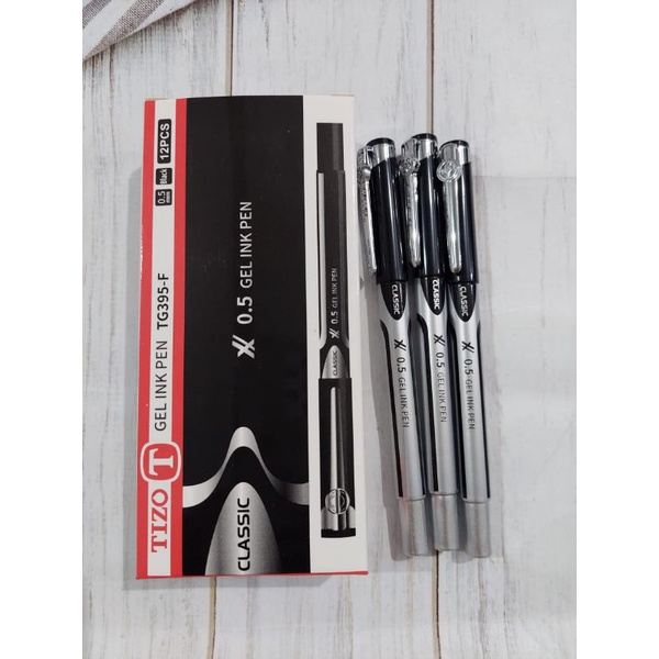 

12PC BULPEN GEL INK PEN TG-395F 0.5MM