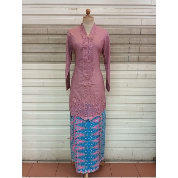 READY KEBAYA ENCIM TUNIK/KEBAYA BORDIR LENGAN PANJANG/ROK TUMPAL