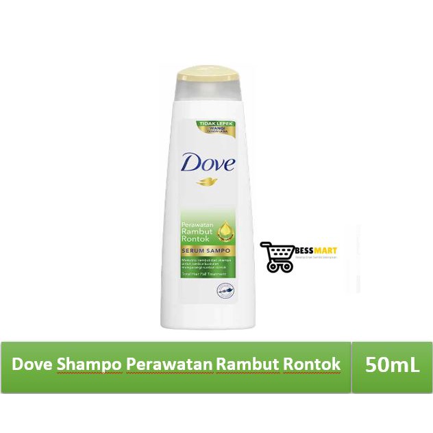Jual Dove Shampo Perawatan Rambut Rontok 50mL Shopee Indonesia
