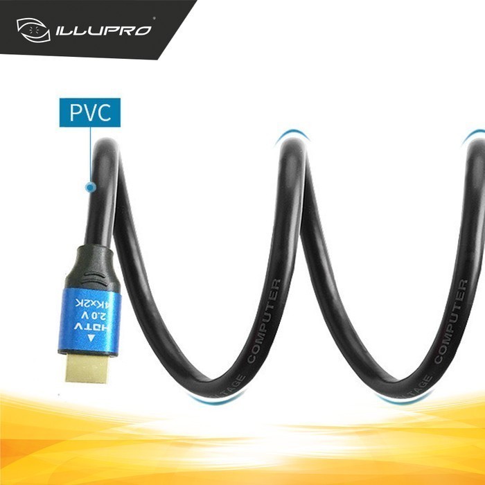 ILLUPRO Kabel HDMI Deluxe 4K 2.0 HDMI Cable 1.5 meter 3 meter  5 meter