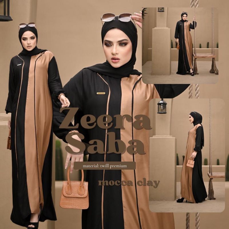 Abaya two tone rayon twill / dress maxi / gamis rayon twill polos / Kualitas Premium
