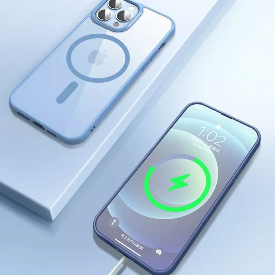 Case Magsafe Magnetic Hybird Color IPH 12/12 Pro/12 Pro Max | 13 Pro/13 Pro Max