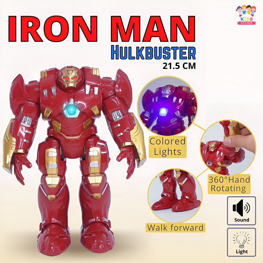 Ironman Ultron | Mainan Robot Anak Laki Laki Ironman Action Figure Avangers | Kado Ulang Tahun Anak Cowok