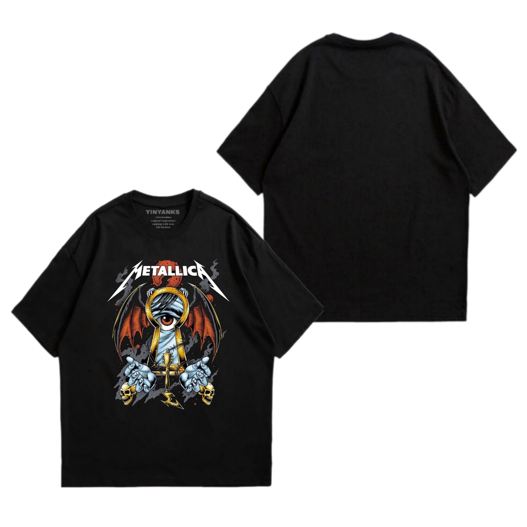 Yinyang Clothing T-Shirt Band Metallica Black